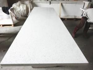 White Sparkle Quartz Is002 Countertop