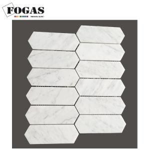Arrow Natural Stone Carrara Marble Floor Tile Mosaic