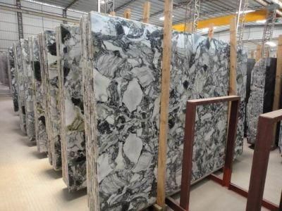 New Popular Emerald Ice Jade Green Natural Stone Slab Marble on Promotion
