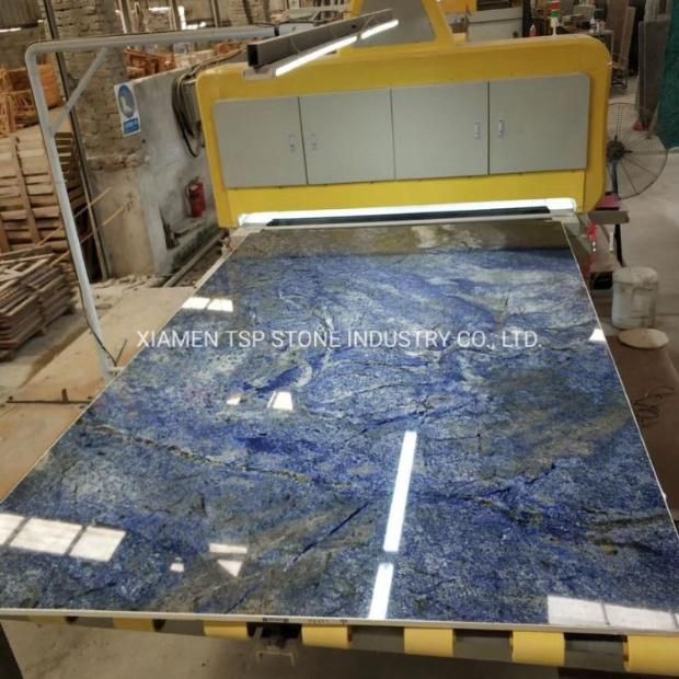 Madagascar Labradorite Blue Lemurian Blue Granite Slab
