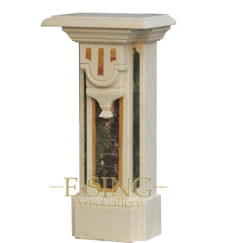 Small Stone Marble Interior Decorative Pillar for Home