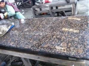 Discount Custom Laminated Baltic Brown Kitchen Granite Countertops for Home