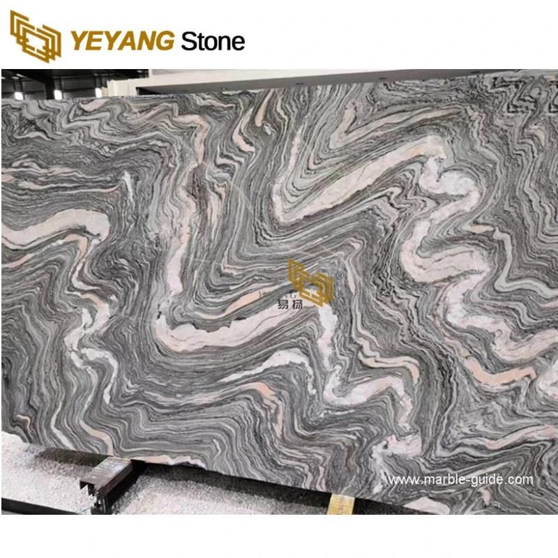 Wave Grain Water Cloud Flower Marble for Wall/Decoration/Flooring/Hotel/Countertop Building Material