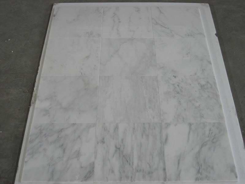 Natural Chinese Eastern White Carrara Oriental White Marble Tiles /Slabs