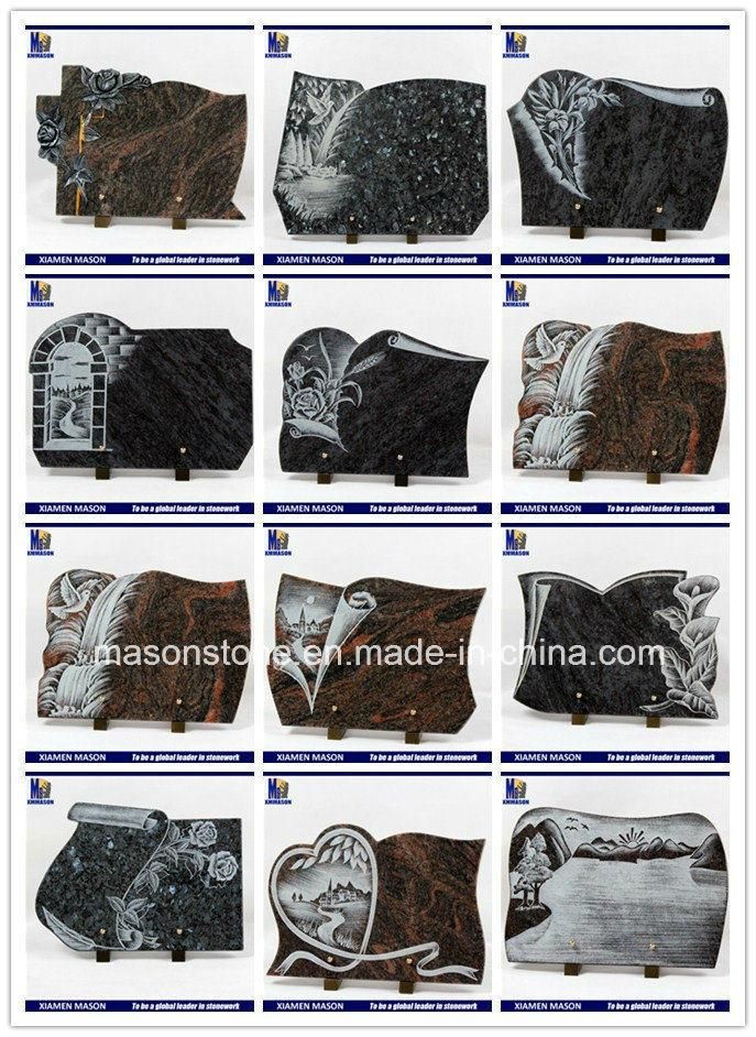 Black Memorial Decorative Plaque