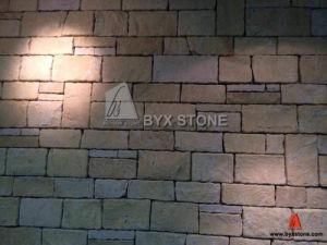 Chinese Beige Limestone Natural Split Wall Cladding