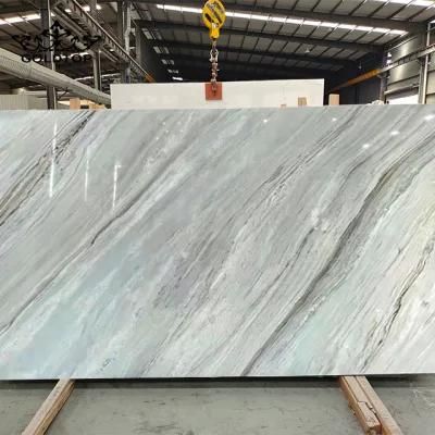 China Natural Stone Polished/Honed Palissandro Chiaro White Marble Slabs for Floor /Tabletop /Wall /Countertop/Tiles Kitchen Countertop