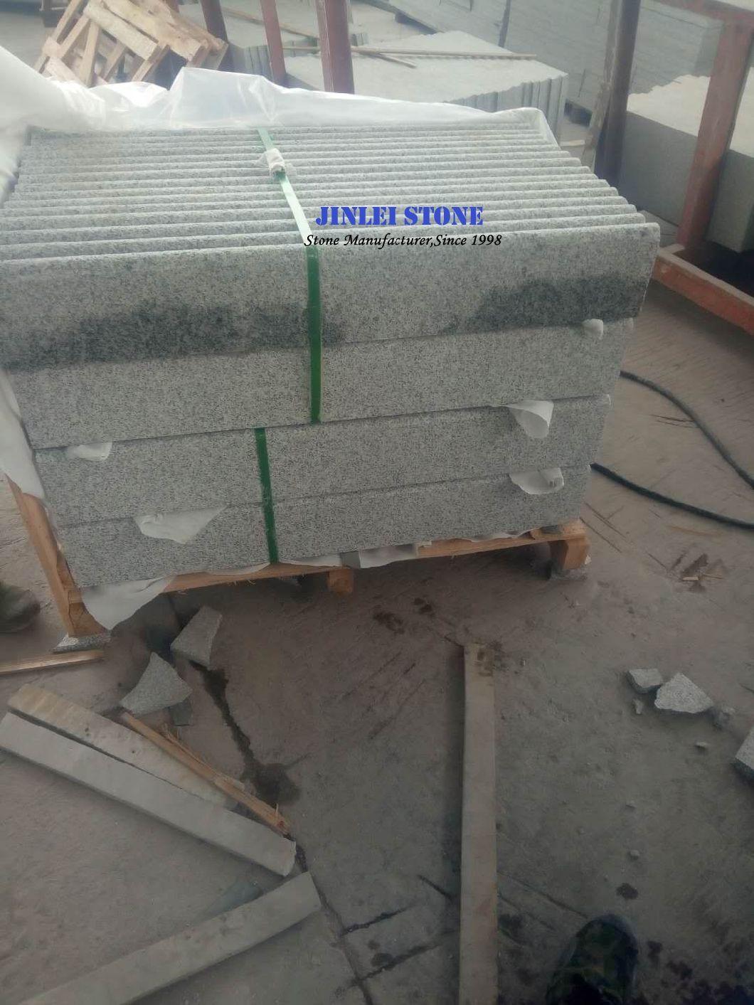 European Cheap G603 Palisade Bianco Sardo Light Grey Granite Curved Border, Curved Granite & Kerbstone Palisade