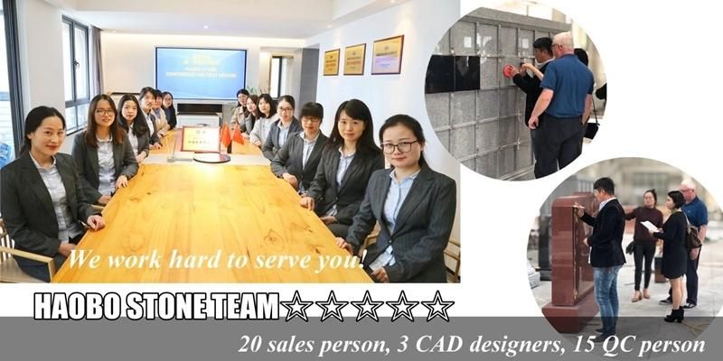 Chinese Style Black Granite Tombstones on Sale