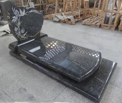 Exported Black Granite Tomb Stone Headstone Monument