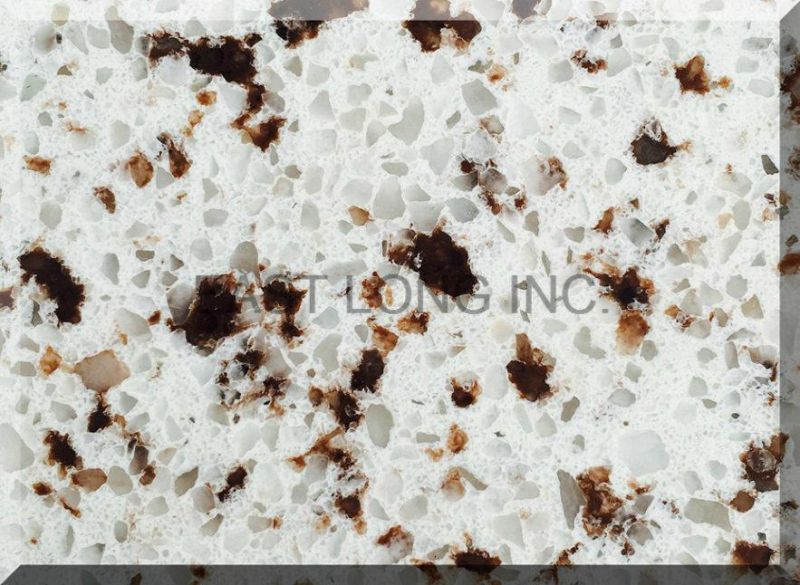 White Sparkle Colors Quartz Stone Solid Surface