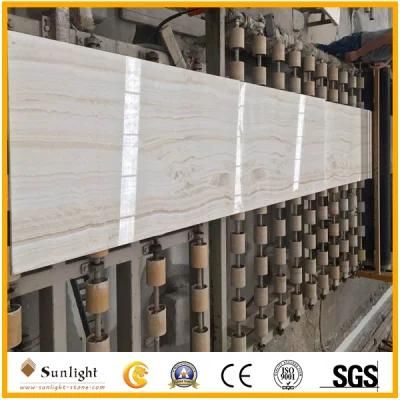 Straight White Wooden Vein Onyx Slabs for Floor, Wall Tiles