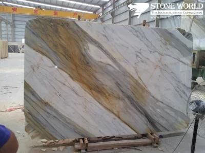 Polished Arabic Scato Special Slab for Countertop