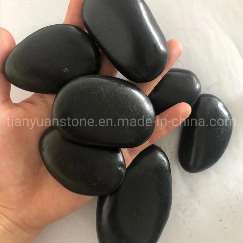 Garden Decoration Polished White River Pebble Stone