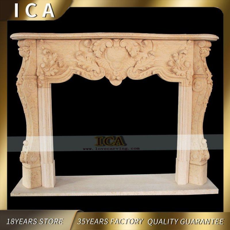 Classic Design Marble Fireplace Stone Fancy Fireplace