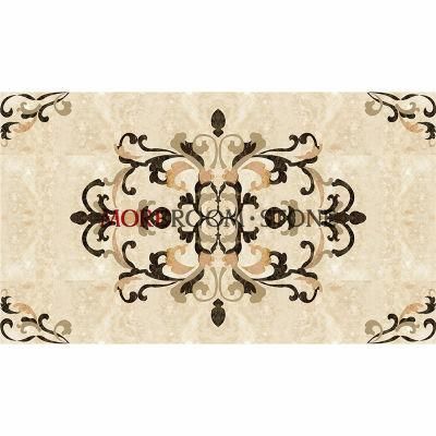 Lift Lobby Waterjet Flooring Kashmir Medallion Marble