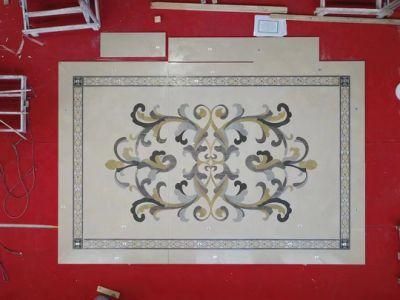 Moroccan Patterns Factory Direct Sales Customize. Medallion for Floor and Wall Marble Persian Blue Tiles