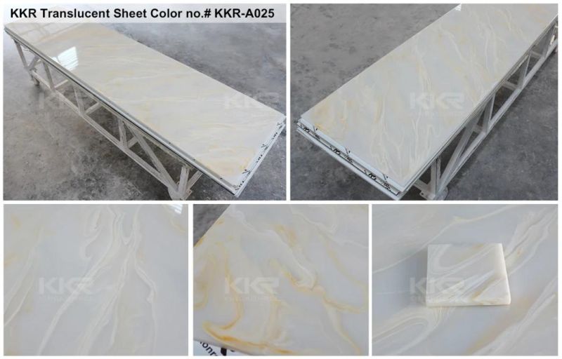 Acrylic Solid Surface Translucent Resin Stone