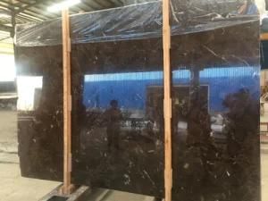 Dark Emperador Brown Marble Slab for Floor Walls Countertop