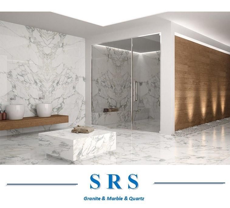 Italy Arabescato White Marble for Flooring Tile Wall Building Decoration Bathroom Tile Interior Decoration Countertop Table Vanity Top Stair Tile Slab