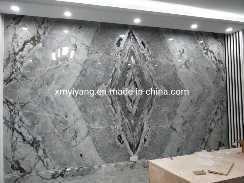 Grey/White/Black Rock Marble for Floor/Wall/Kitchen/Bathroom/Countertops Decoration
