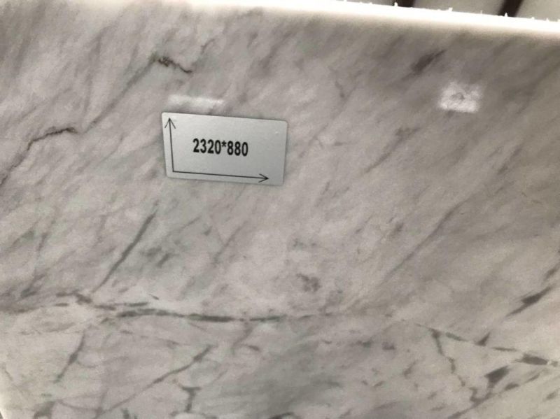 Chinese White Marble Slab Natural Stone Tile for Home Interior Decoration