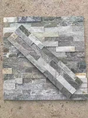 Dark Grey Slate Culture Stone for Wall Cladding Decoration