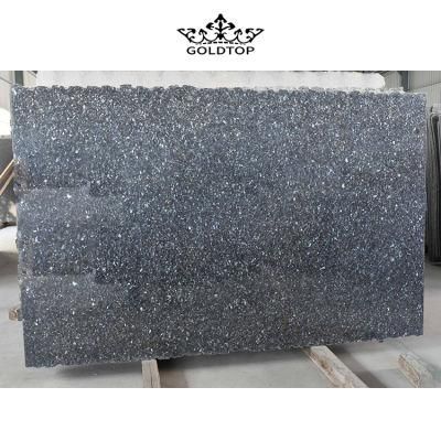 Natural Stone Polished Indoor Decoration Blue Pearl Slab Blue Granite Tabletop