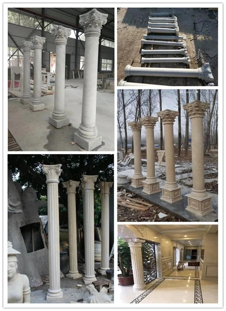 Decorative Roman Column Pillar Stone Architectural Columns