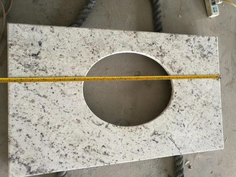 White Granite Countertop/Vanity for Bathroom/Kitchen Design Engineering Tiles