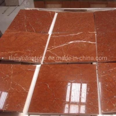 Chinese Red Rojo Alicante Marble Tile Red Marble