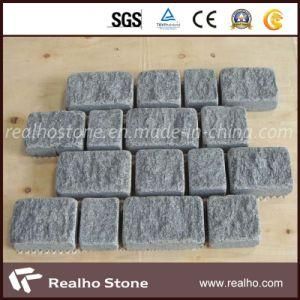 Interlocking G654 Tumbled Granite Stone Tile with Backing Net
