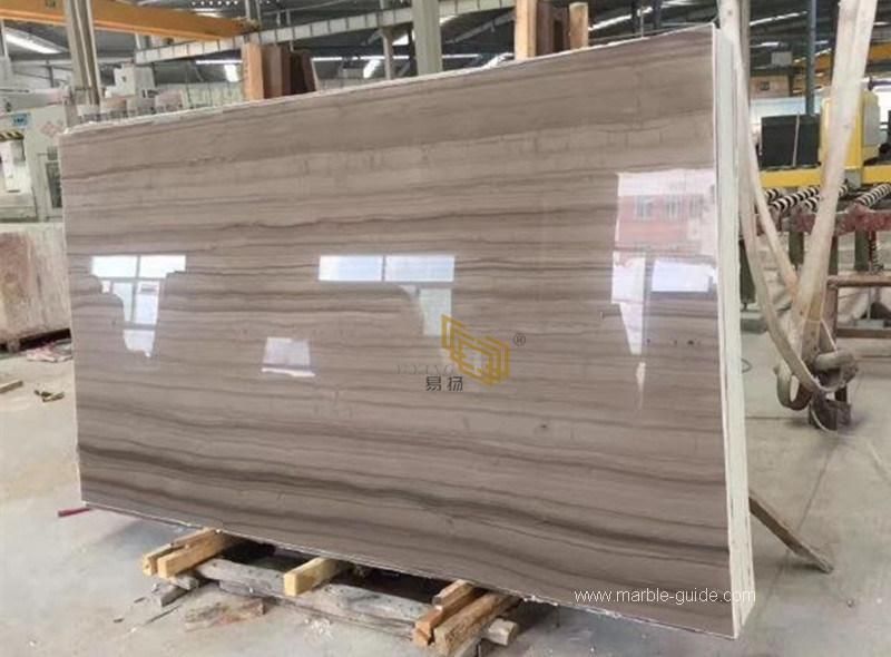 Polished Athens Brown Wood Grain Marble for Flooring/Wall/Countertop/Projects