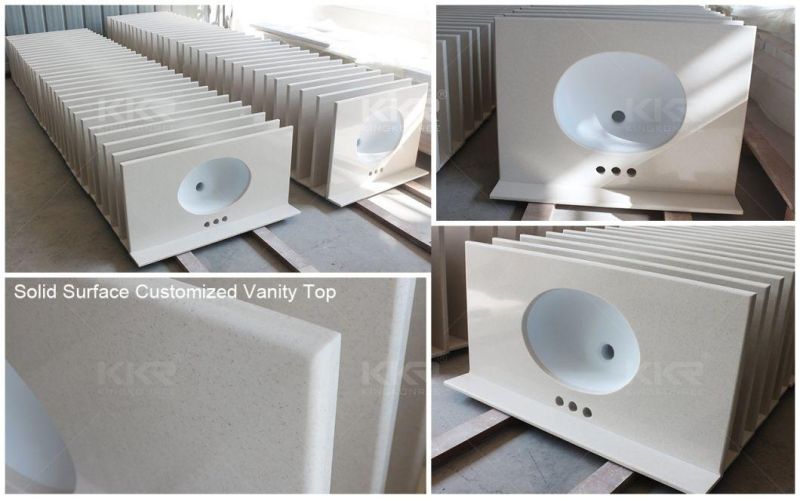 Artificial Stone Single Double Sink Countertops for Kitchen and Bathroom