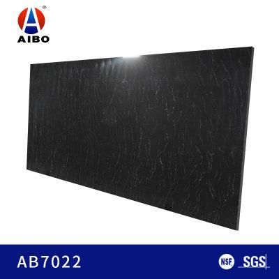 Custom Size Engineered Black Special Material Quartz Stone Kitchen Countertops