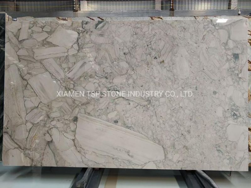 Cocadablu White Quartzite Slabs, Cocada Blue Quartzite Stone Slab