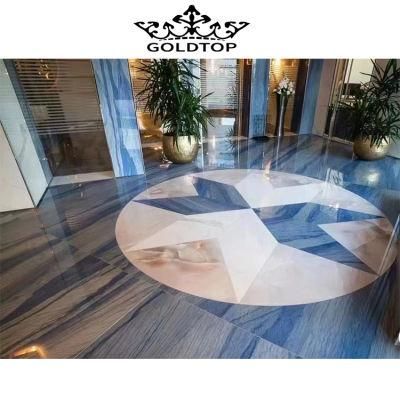 High Quality Polished 18mm Azul Blue Marble Tile for Wall/Floor Tiles Countertop/Vanity Top/Worktops
