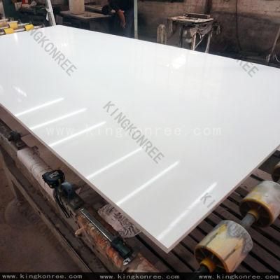 Pure White 20mm Artificial Stone Quartz Slabs Quartz Stone Counter Top Material
