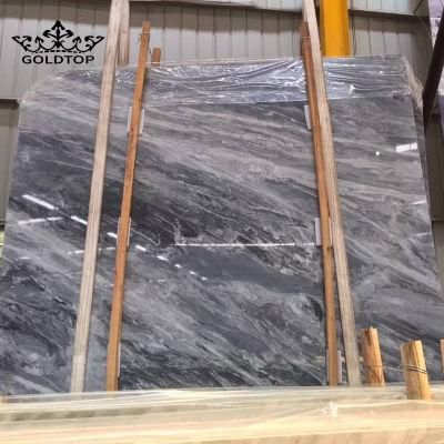 China Good Price Silver /White/Beige/Black New Bardige Grey Marble Tiles for Home Hotel Wall Floor Countertop Mosaic Design