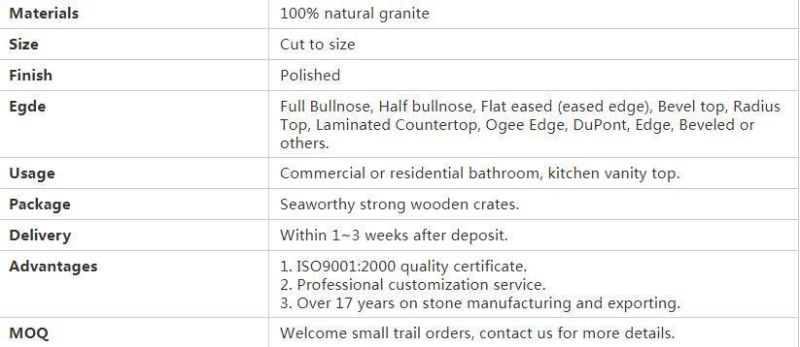 Cut to Size Light Grey Granite G603 Slabs Polished Flooring Tile