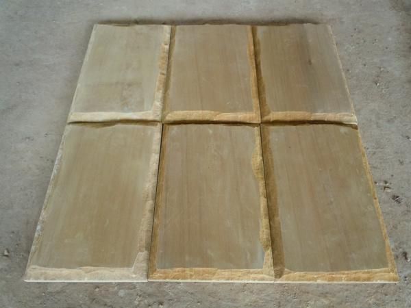Popular Yellow Wooden Grain Sandstone Tile