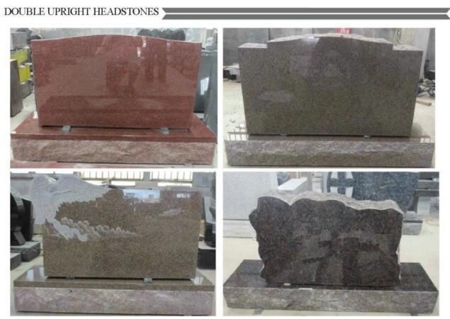 Chinese High Quality Red Granite Monument Tombstone