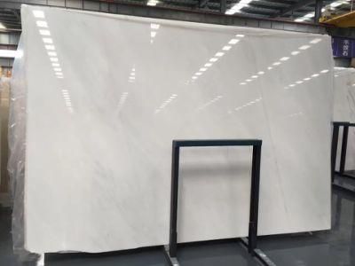 Chinese Polished Snow White Jade Marble Pure White Marble Slabs