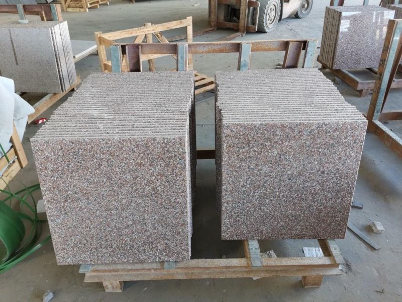 Natural Stone Chinese Island Red Granite Paving Tiles for Outside