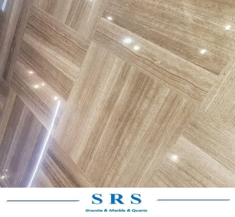 Wooden Grey Marble for Slab/Tile/Flooring/Walling