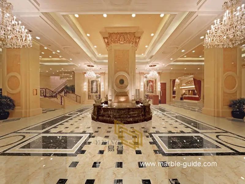 Natural Wholesale Polished Egyptian Galala Beige/Yellow/Cream Marble Tile for Flooring/Wall/Vanity Top/Fireplace/Skirting