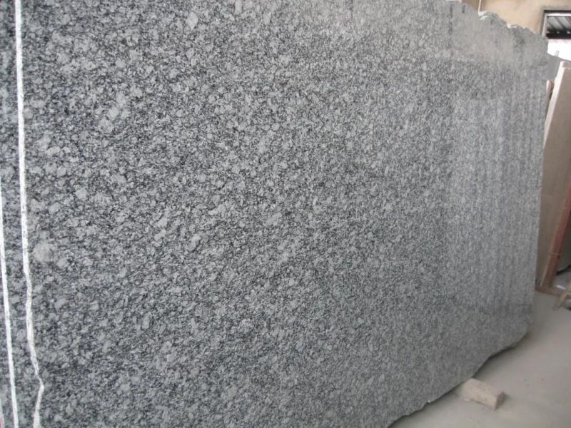 Seawave Flower Granite Chinese Natural Grey Granite Big Polished Slabs