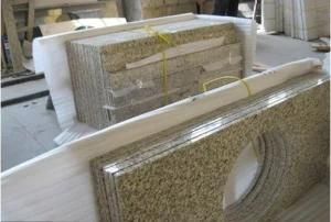 Chinese Natural Tiger Skin Yellow Granite for Vanity Top Countertop
