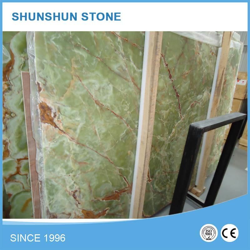 China Dangdong Green Marble Slabs for Wall and Floooring