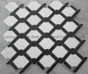 Bianco Carrara White Marble Mosaic Tiles for Kitchen Backsplash &amp; Bathroom
